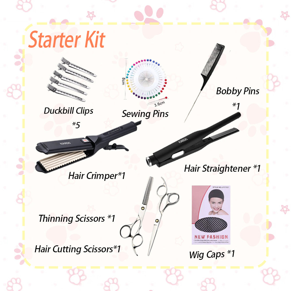 Wig styling kits for beginners