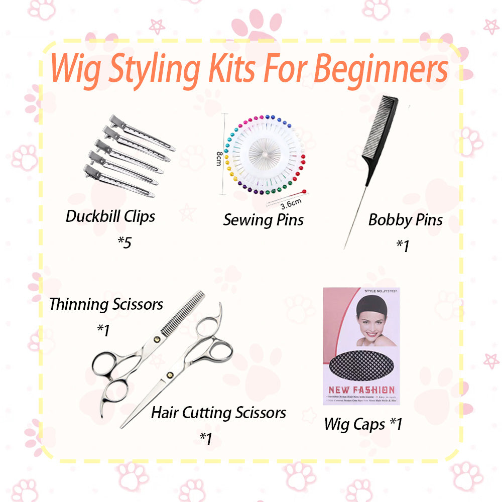 Wig styling kits for beginners