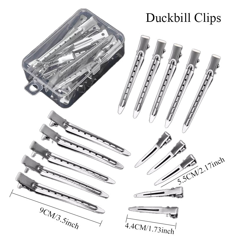 Metal Duckbill, Alligator & Curling Pins